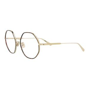 Dior Womens Round/Oval Gold Gold Transparent Fashion Designer Eyewear